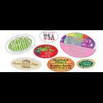 Oval Roll Labels4-Color Process