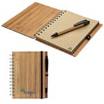 Albany Bamboo Notebook &ampPen