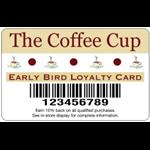 Deluxe Loyalty Card .030&quotWhite