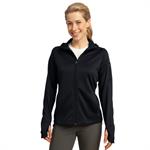 Sport-Tek Ladies Tech Fleece Full-Zip Hooded Jacket.