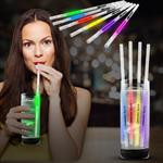 9&quotGlow Motion Straws in Colors