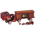 1930-Era Tractor-Trailer Truck with Chocolate Almonds