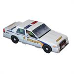 Foldable Die-cut Sheriff Car, Full Color Digital