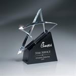 Optic Crystal Erupting Star Award - Large