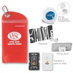 Travel kit w/earbuds, organizer &ampsplash proof pouch