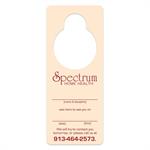 Door Hanger w/ Large Hole (3 1/4&quotx 8" ) Full Color White 10