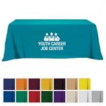 Flat Poly/Cotton 4-sided Table Cover - fits 8&apostable