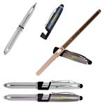 Multi-Function Metal Stylus Pen Light and Phone Stand