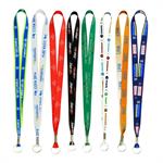Full Color Imprint Smooth Dye Sublimation Lanyard - 1&quotx 36"