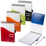 Two-Tone Jotter with Contour Pen