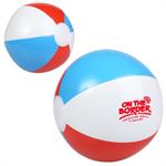 10&quotRed, White and Blue Beach Ball
