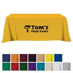 Flat Poly/Cotton 3-sided Table Cover - fits 8&apostable