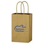 Kraft Paper Brown Shopping Bag - 5-1/4&quotx 8-1/4"