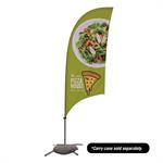7.5&aposValue Razor Sail Sign - 1-Sided with Cross Base