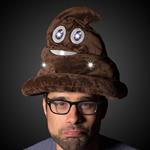 LED Poop Emojicon Hat
