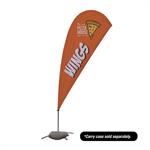 9.5&aposValue Teardrop Sail Sign- 2-Sided with Cross Base