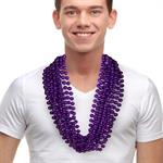 Purple 33&quot12mm Bead Necklaces