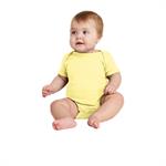 Rabbit Skins Infant Short Sleeve Baby Rib Bodysuit.