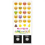 Emoji Mood Magnet (0.020&quotThickness)