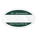Oval Clear Vinyl Hard Hat Decal (1 3/4" x3" )