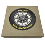 Set of 2 Round Absorbent Stone Car Coasters