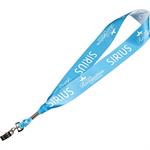 Full Color 1-1/2&quotRibbon Lanyard w/ Clip