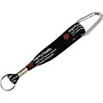 Full Color 1&quotKey Tag w/ Carabiner