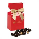 Chocolate Sea Salt Cashews in Red Premium Delights Box