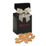 Extra Fancy Jumbo Cashews in Black Premium Delights Gift Box
