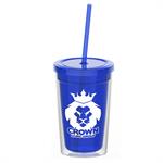 16 oz. Double-Wall Insulated Transparent Tumbler