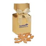 Extra Fancy Jumbo Cashews in Gold Premium Delights Gift Box