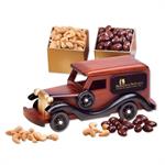 1930-Era Delivery Van with Chocolate Almonds &ampJumbo Cashews