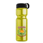 Champion - 28 oz Transparent Sports Bottle with Tethered Lid