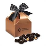 Chocolate Sea Salt Cashews in Copper Gift Box