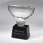 Crowned Golf Trophy (lrg)