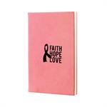 Leatherette Journal - Pink