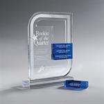 Clear Lucite Perpetual Award - Small