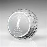 Flat Front Crystal Golf Ball (lrg)