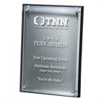 Hi-Tech Lucite Riser Plaque with Wood Backing and Plate
