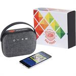 Woven Fabric Bluetooth Speaker w/Full Color Wrap