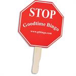 Stop Sign Shaped Hand Fan