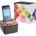 Shae Fabric Bluetooth Speaker with Full Color Wrap