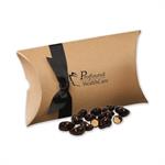 Dark Chocolate Sea Salt Cashews in Kraft Pillow Pack Box