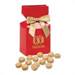 Bite-Sized Butter Toffee Pecan Cookies in Red Gift Box