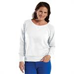 LAT Ladies&aposFrench Terry Slouchy Pullover