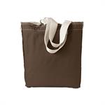 Authentic Pigment 14 oz. Direct-Dyed Raw-Edge Tote