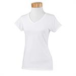 Softstyle Ladies&aposSoftStyle® 4.5 oz. Fitted V-Neck T-Shirt
