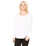 Bella+Canvas Ladies&aposFlowy Long-Sleeve T-Shirt with 2x1 S...