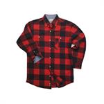 Backpacker Men&apos s Tall Yarn-Dyed Long-Sleeve Brushed Flannel