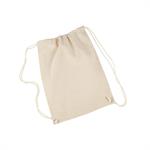 UltraClub by Liberty Bags Cotton Drawstring Backpack